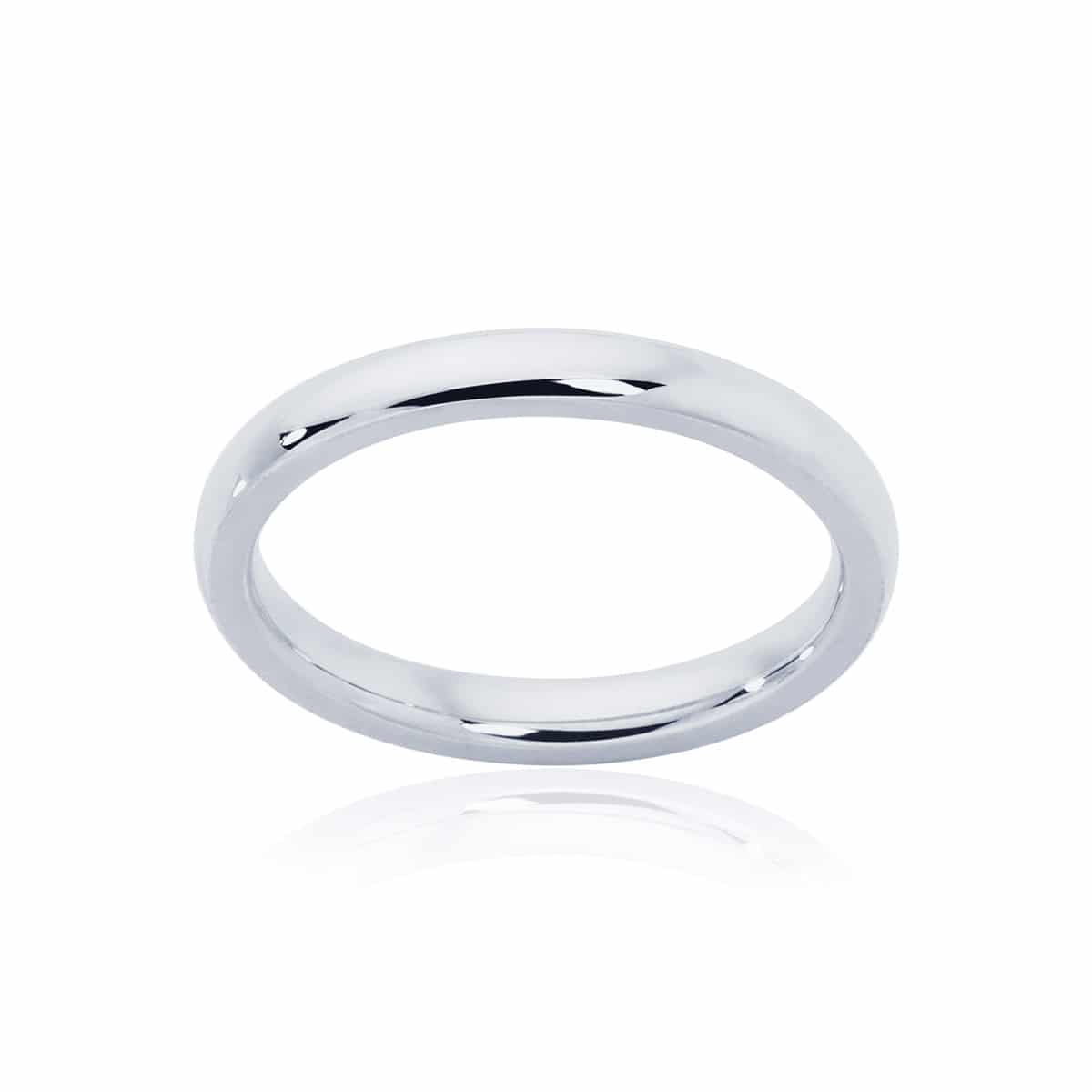 Womens Classic White Gold Wedding Ring|Classical Fine