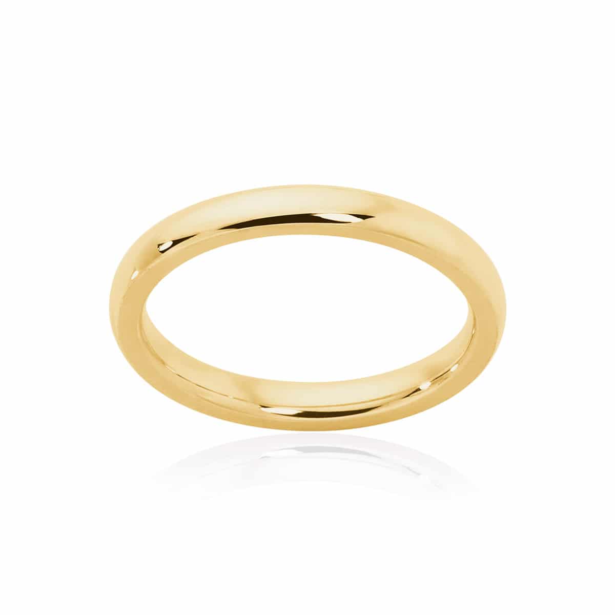 Womens Classic Yellow Gold Wedding Ring|Classical Fine