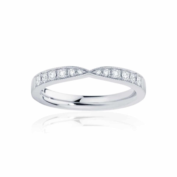 dainty platinum wedding bands