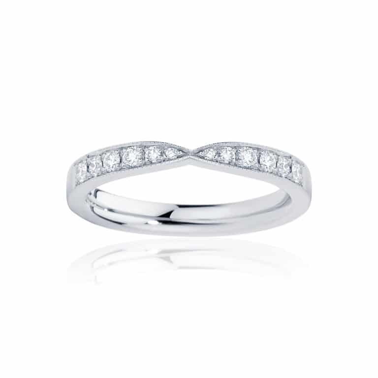 Womens White Gold Wedding Ring|Darling