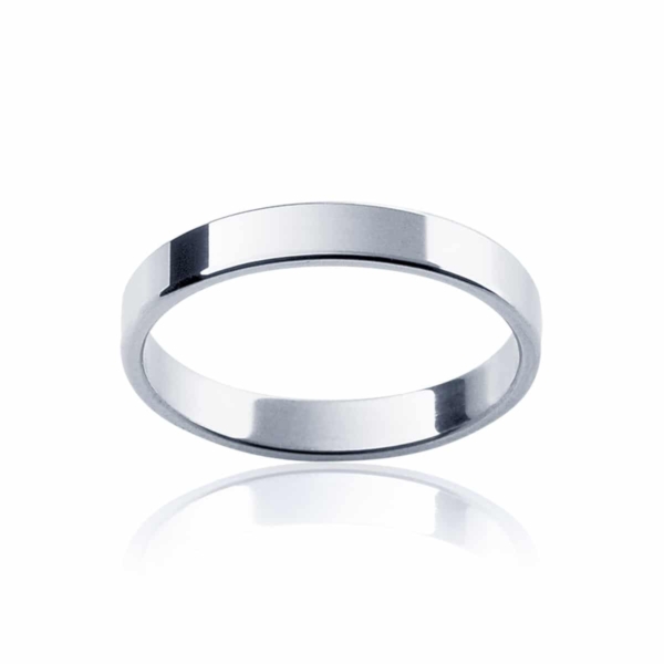 Womens Classic Platinum Wedding Ring|Fine Neo