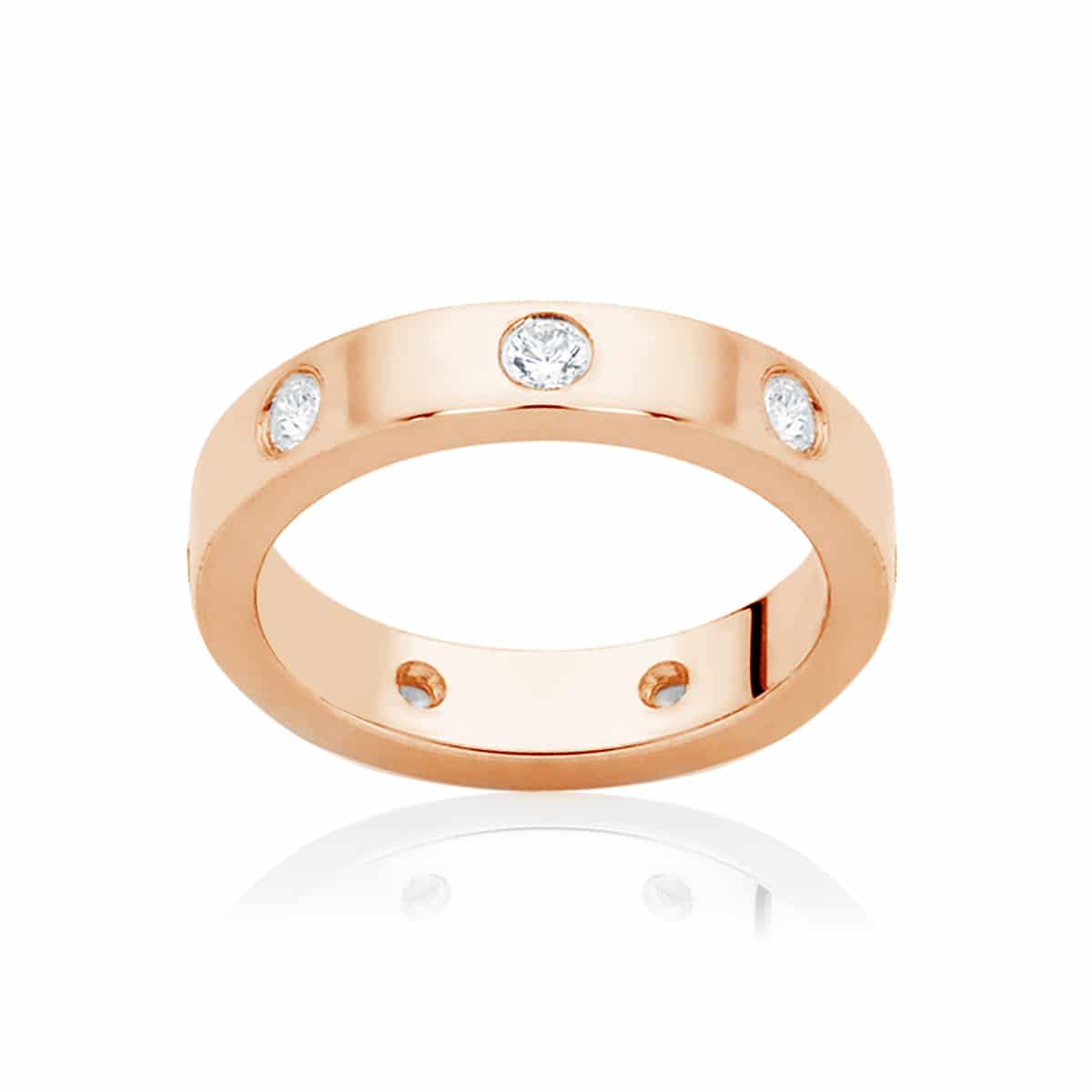 Womens Rose Gold Wedding Ring|Marseille