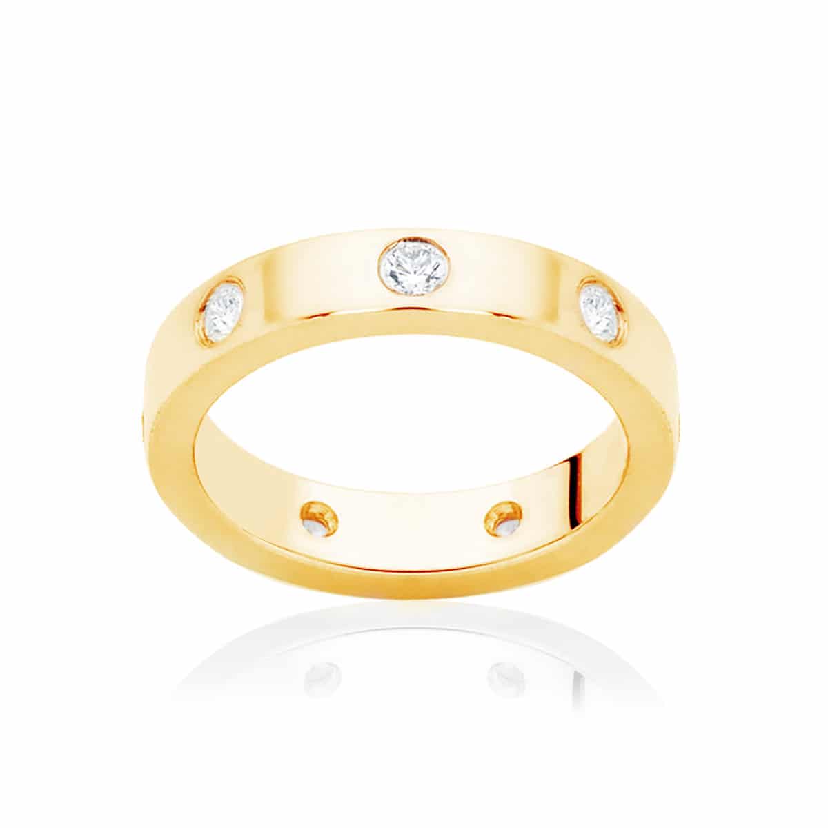 Womens Yellow Gold Wedding Ring|Marseille