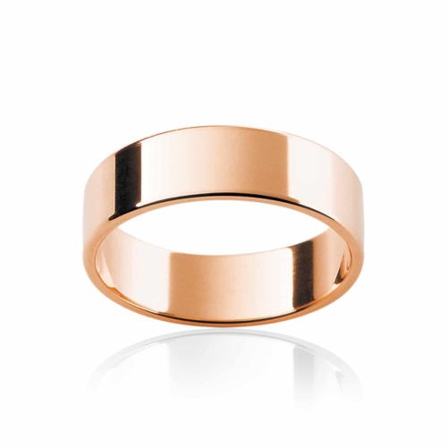 Mens Classic Rose Gold Wedding Ring|Neo