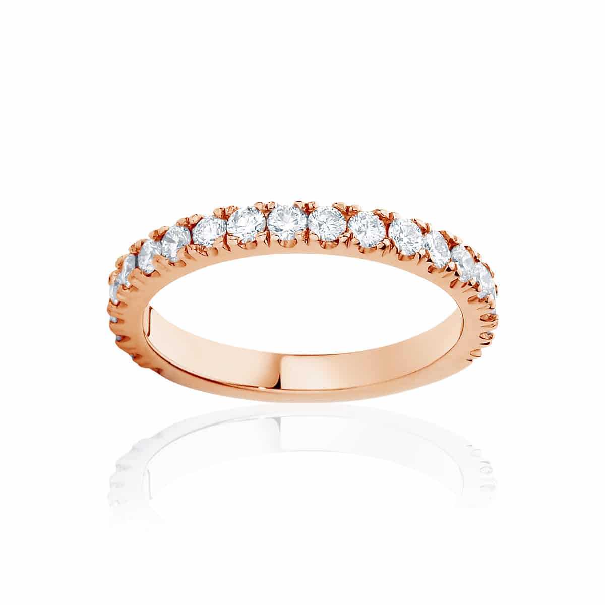 Womens Rose Gold Wedding Ring|Novo