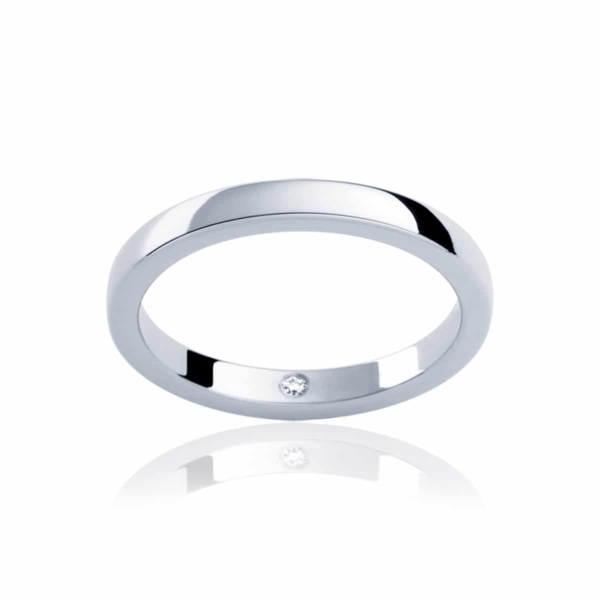 Womens Classic Platinum Wedding Ring|Odessa