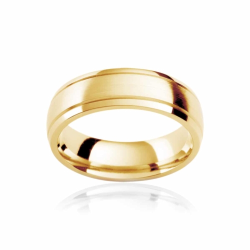 Mens Yellow Gold Wedding Ring|Regis