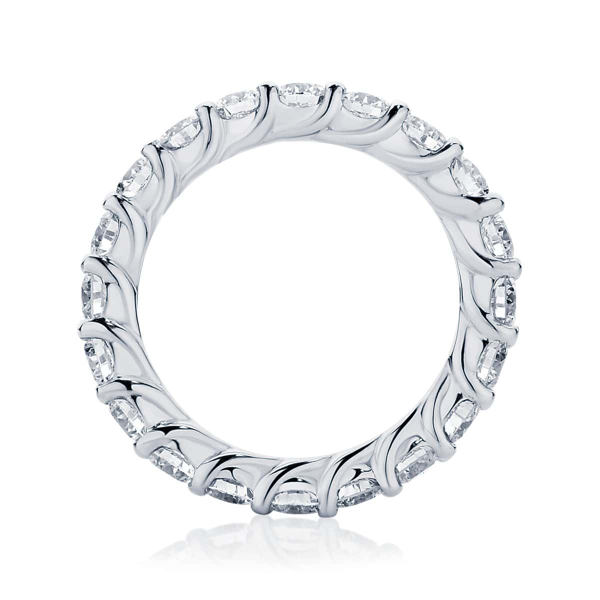 Womens White Gold Wedding Ring|Ripples