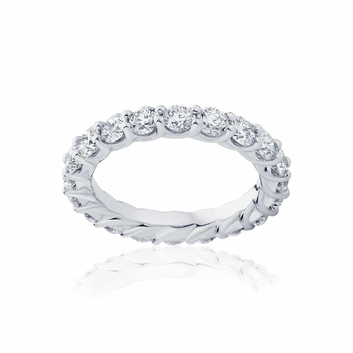 Womens White Gold Wedding Ring|Ripples