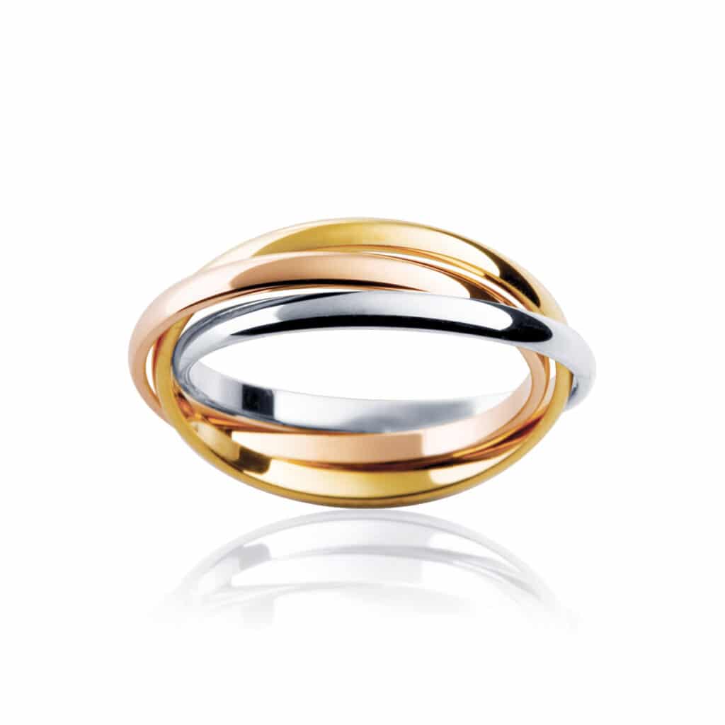 Mixed metal wedding rings - Handmade wedding rings, engagement rings and  other jewellery by KREDUM Art