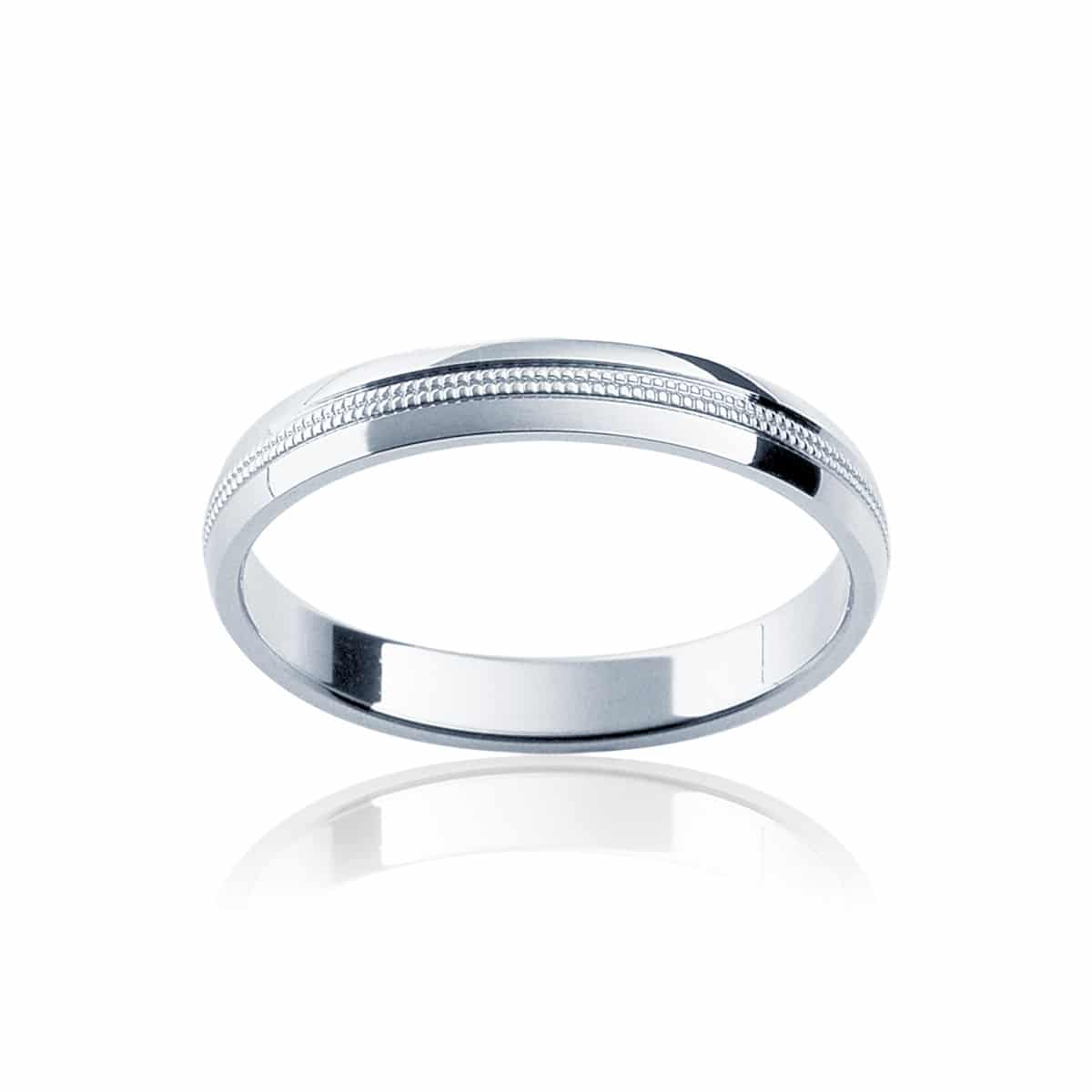 Womens Classic White Gold Wedding Ring|Sonoma
