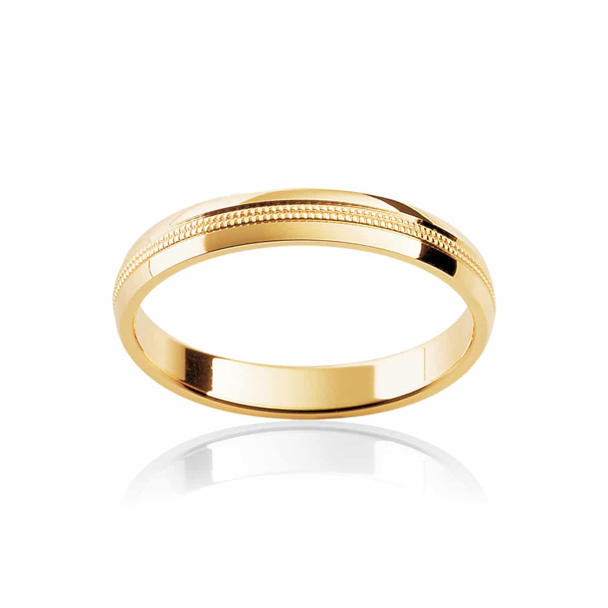 Womens Classic Yellow Gold Wedding Ring|Sonoma