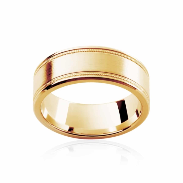 Mens Yellow Gold Wedding Ring|Sovereign