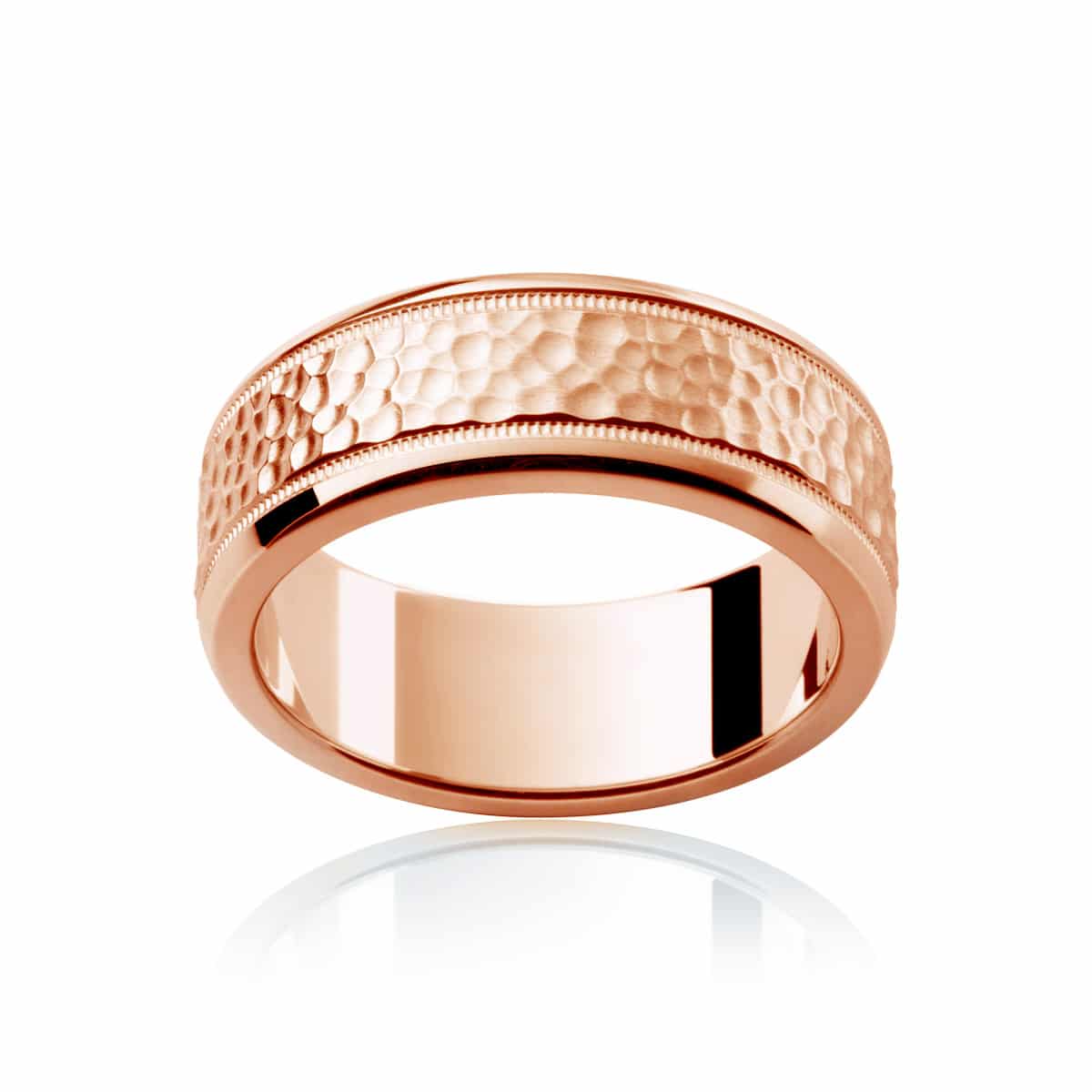 Mens Rose Gold Wedding Ring|Terrain
