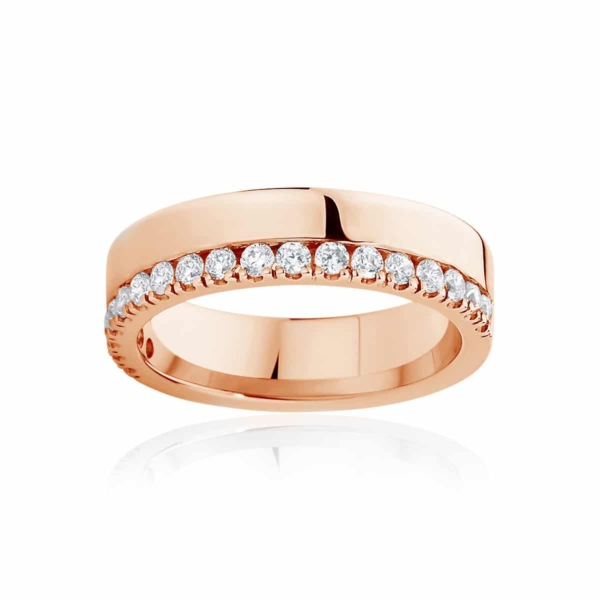 Womens Rose Gold Wedding Ring|Thea