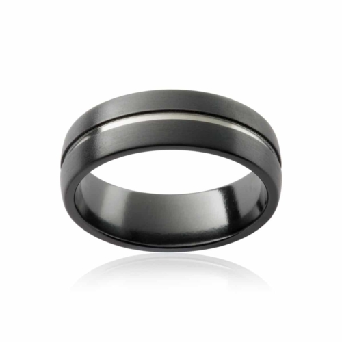 Mens Zirconium Wedding Ring|Tokyo