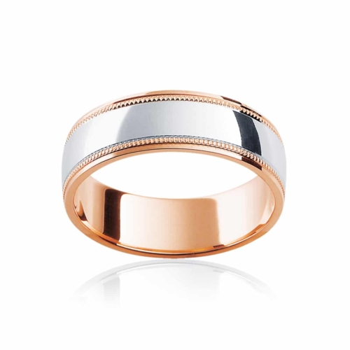 Mens Rose Gold Wedding Ring|Umbria