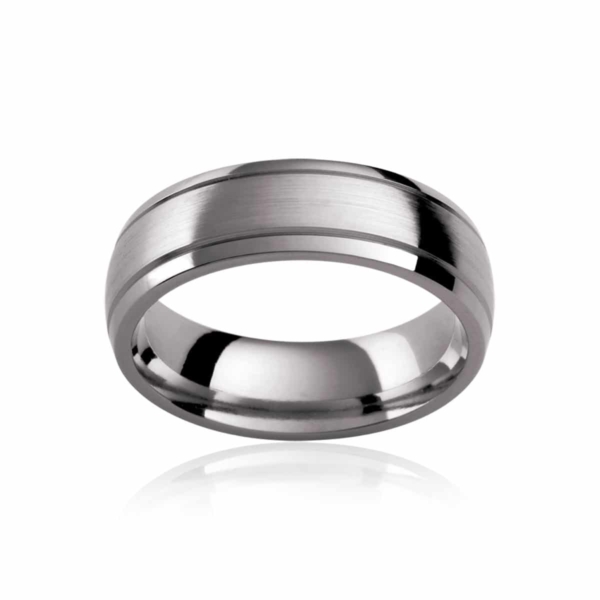 Mens Titanium Wedding Ring|Weston