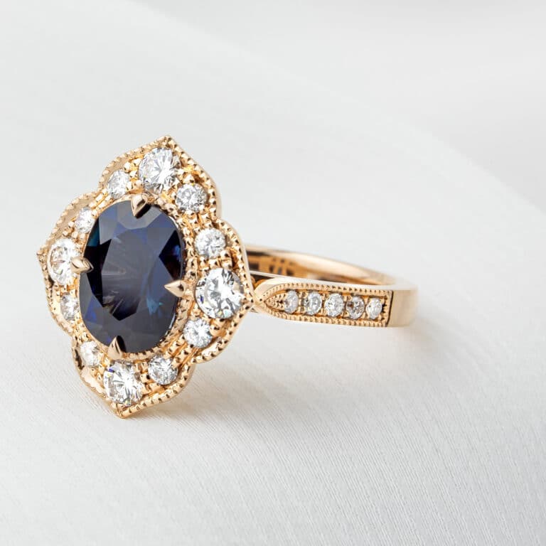 Asymmetrical Engagement Rings - Larsen Jewellery