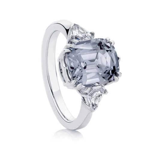 Cushion Spinel Dress Ring Platinum | Stardust