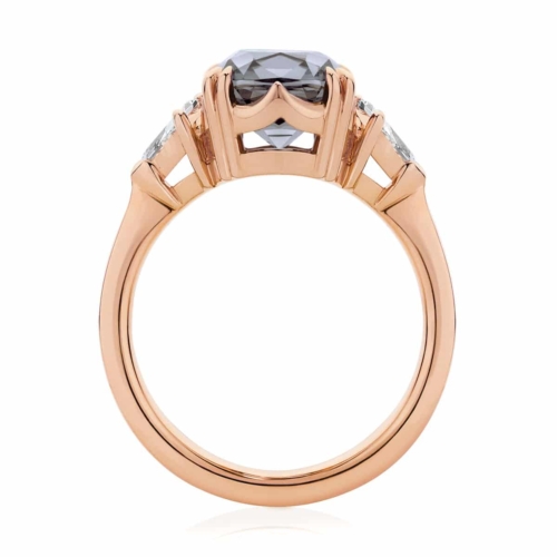 Cushion Spinel Dress Ring Rose Gold | Stardust