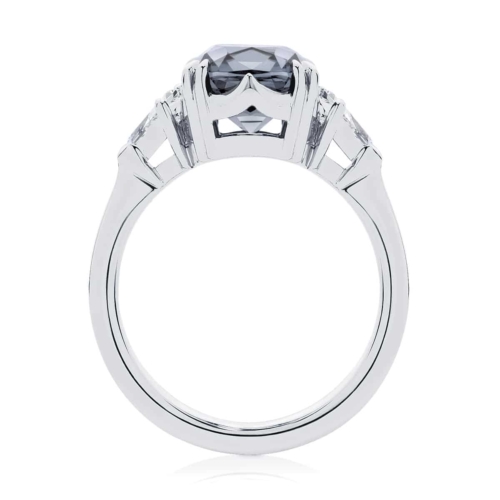 Cushion Spinel Dress Ring White Gold | Stardust