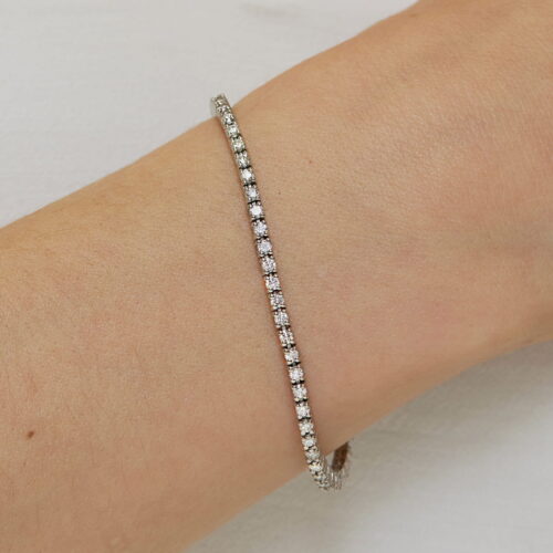 White Gold 2.13ct Diamond Tennis Bracelet