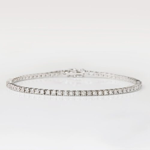 White Gold 2.13ct Diamond Tennis Bracelet