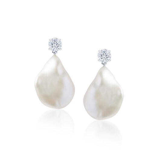 Half carat online diamond solitaire earrings