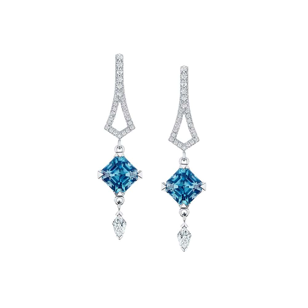 Mystique Blue Earrings