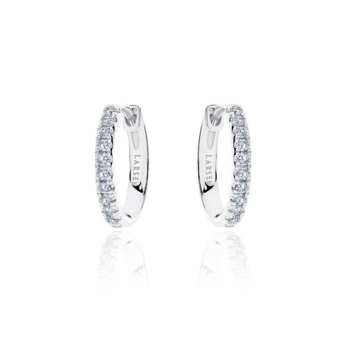 Hoops with discount diamond stud