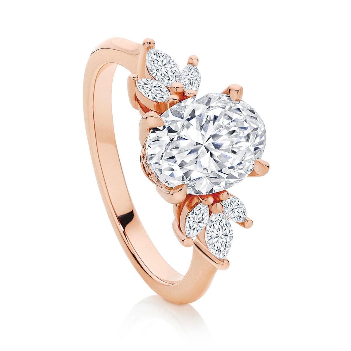 Beautiful Real Diamond Engagement Ring in Rose Gold, Size: US 6 at Rs 29999  in Mumbai