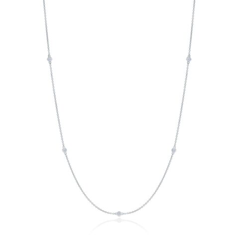 Bezel Diamond Necklet