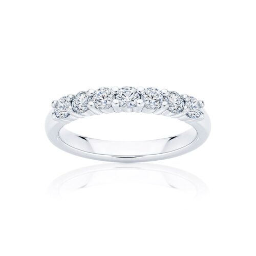 Womens Diamond Eternity Ring in Platinum | Harmony