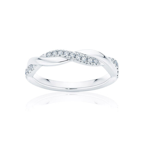 Womens Diamond Eternity Ring in Platinum | Vine
