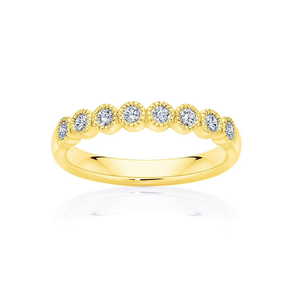 The Bachelor Australia 2023 Diamond Ring in Yellow Gold | Array