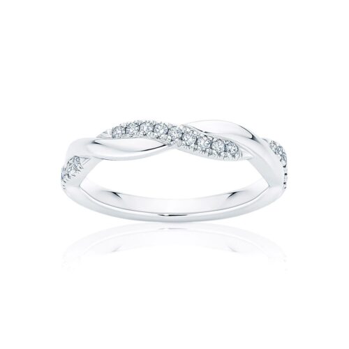 Womens Diamond Wedding Ring in Platinum | Vine