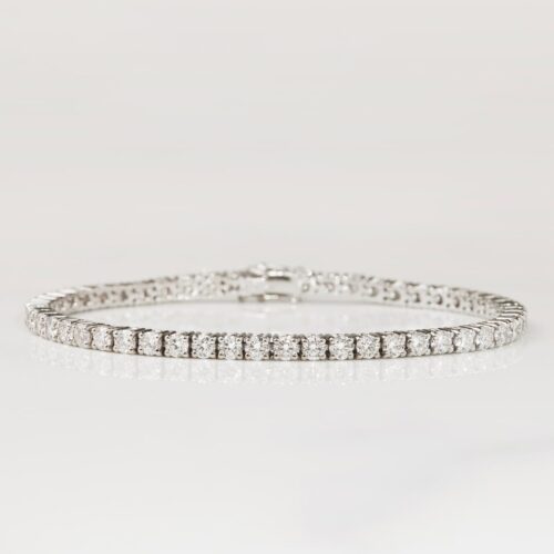 White Gold 5.12ct Diamond Tennis Bracelet