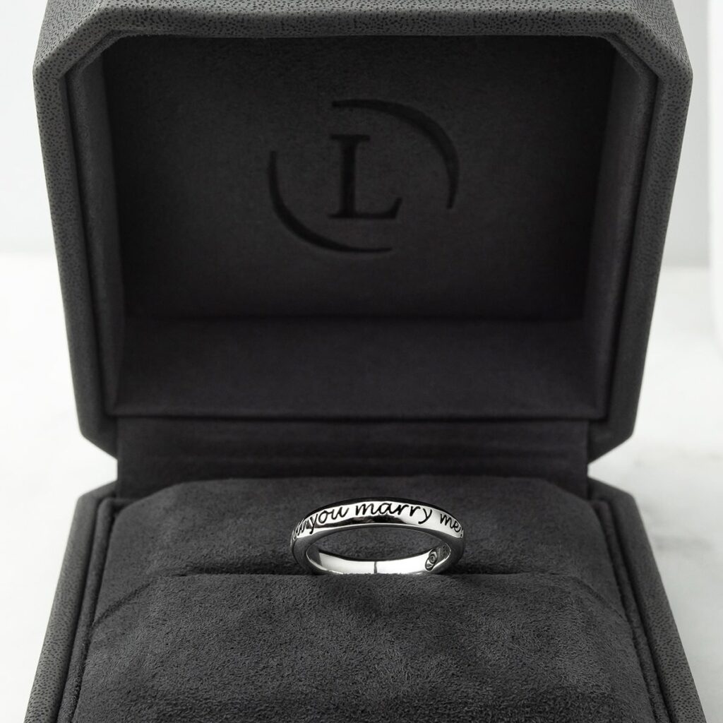 Larsen Proposal Ring - temporary engagement ring