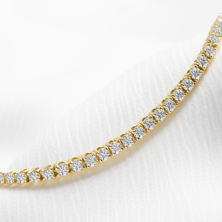 White Gold 3.61ct Diamond Tennis Bracelet