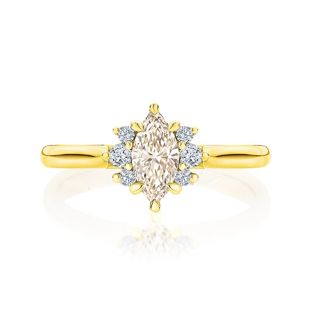 Bachelor Engagement Ring 2023 | Cyra Champagne Diamond