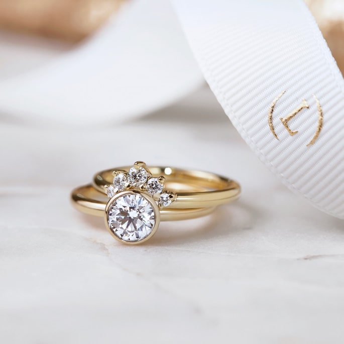 How to keep engagement ring and wedding band from shifting? :  r/weddingplanning