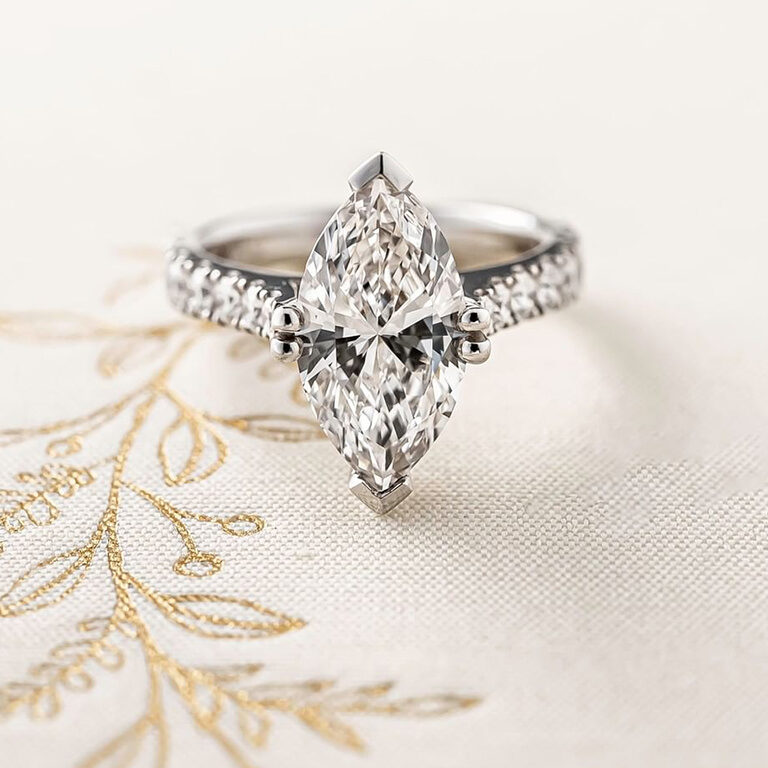 diamond engagement rings marquise diamond