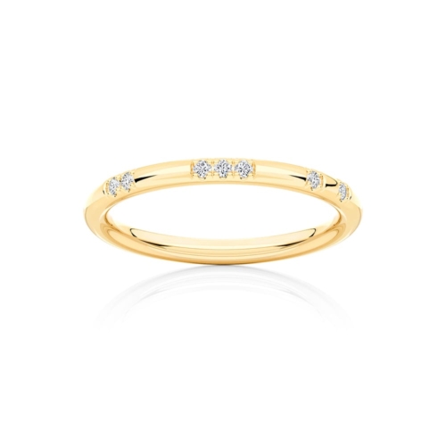 Diamond Classic Eternity Ring in Yellow Gold | Constellation