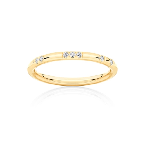 Diamond Classic Eternity Ring in Yellow Gold | Constellation