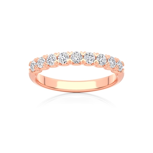 Diamond Classic Eternity Ring in Rose Gold | Echo