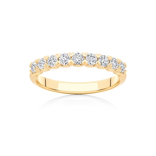 Diamond Classic Eternity Ring in Yellow Gold | Echo