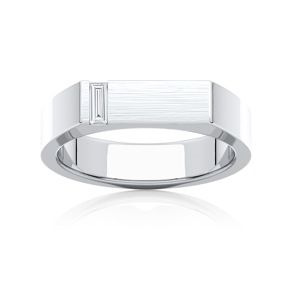 Diamond Classic Wedding Ring in Platinum | Keystone