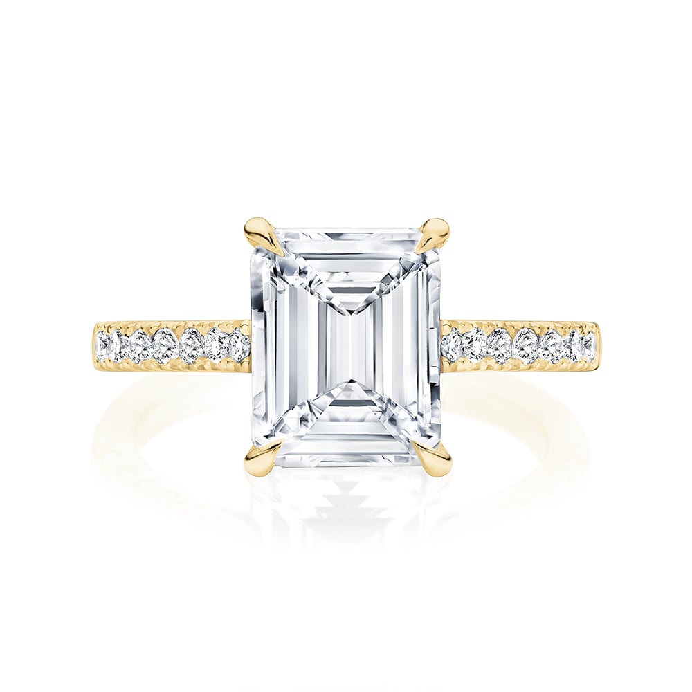 Buy Petite V-shaped Diamond Ring- Joyalukkas