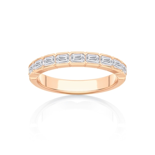 Diamond Classic Eternity Ring in Rose Gold | Isa